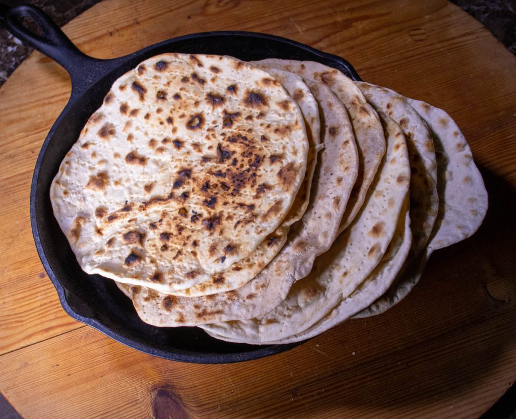 Matzah in a pan